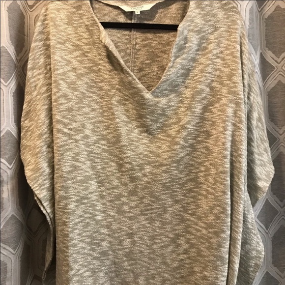 Crosby knit top | taupe with metallic threads - Picture 3 of 6